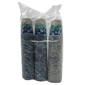 Dixie 3oz Wildflower Waxed Cups 100 Pack Discontinued Paper Round